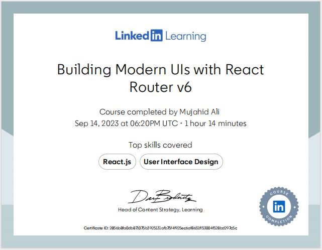 Building modern UIs with React Router v6
